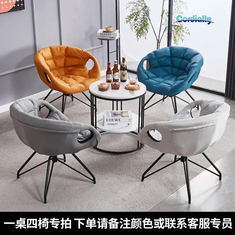 Outdoor Furniture Metal Chairs - 노르딕 360 ° 회전식, 낮은 높이,