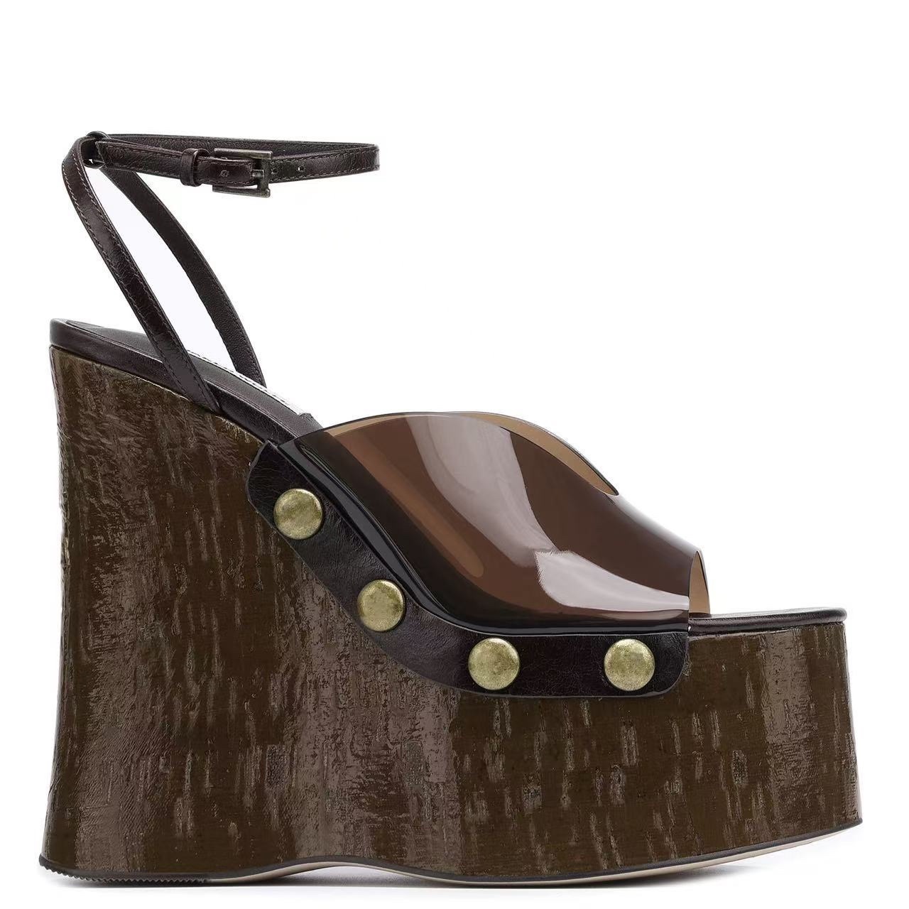 Outdoor Furniture Wood - 여성용 하이힐 14 cm 두꺼운 굽