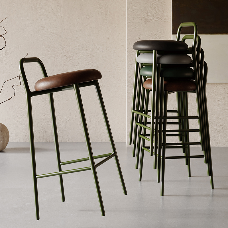 Outdoor Furniture Metal Chairs - 고급 거실 바 스툴 금속 야외
