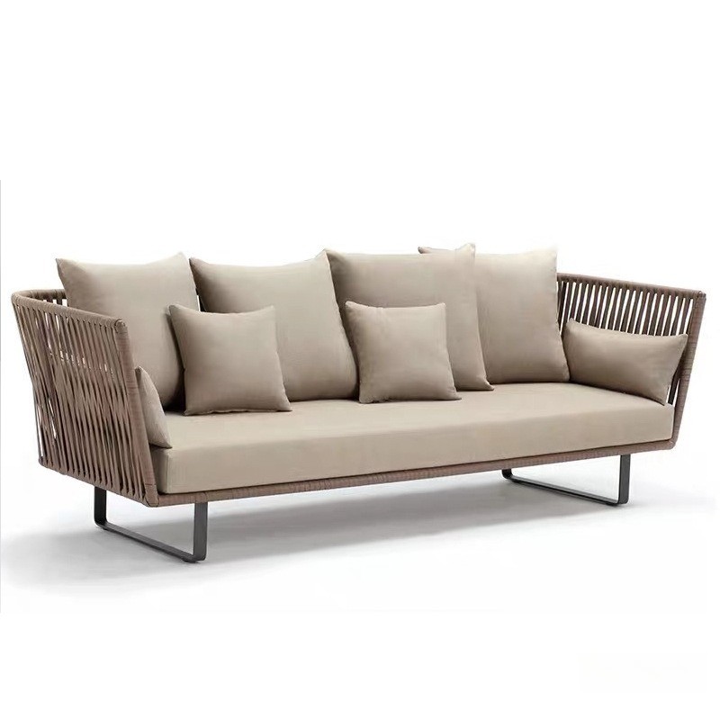 야외 라탄 소파 세트 방수 3인용 의자와 커피 테이블  - Outdoor Furniture Metal Chairs 리뷰 및 가격
