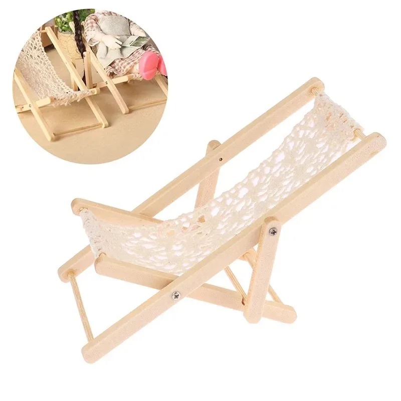 1/12 스케일 접이식 비치 데크 의자 미니 가구 모델 - Outdoor Furniture Diy 리뷰 및 가격
