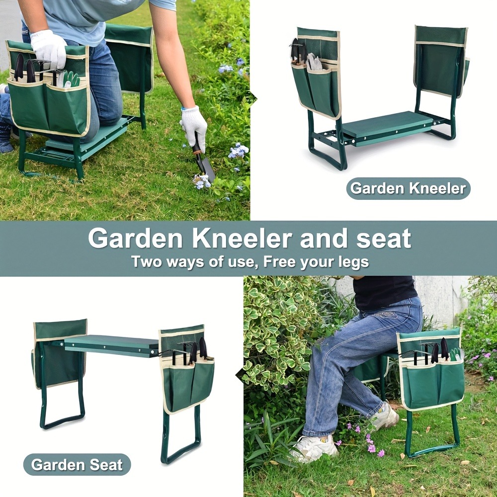 녹슬지 않는 강철 정원용 무릎꿇이 의자, 공구 주머니가 - Outdoor Furniture Metal Chairs 리뷰 및 가격