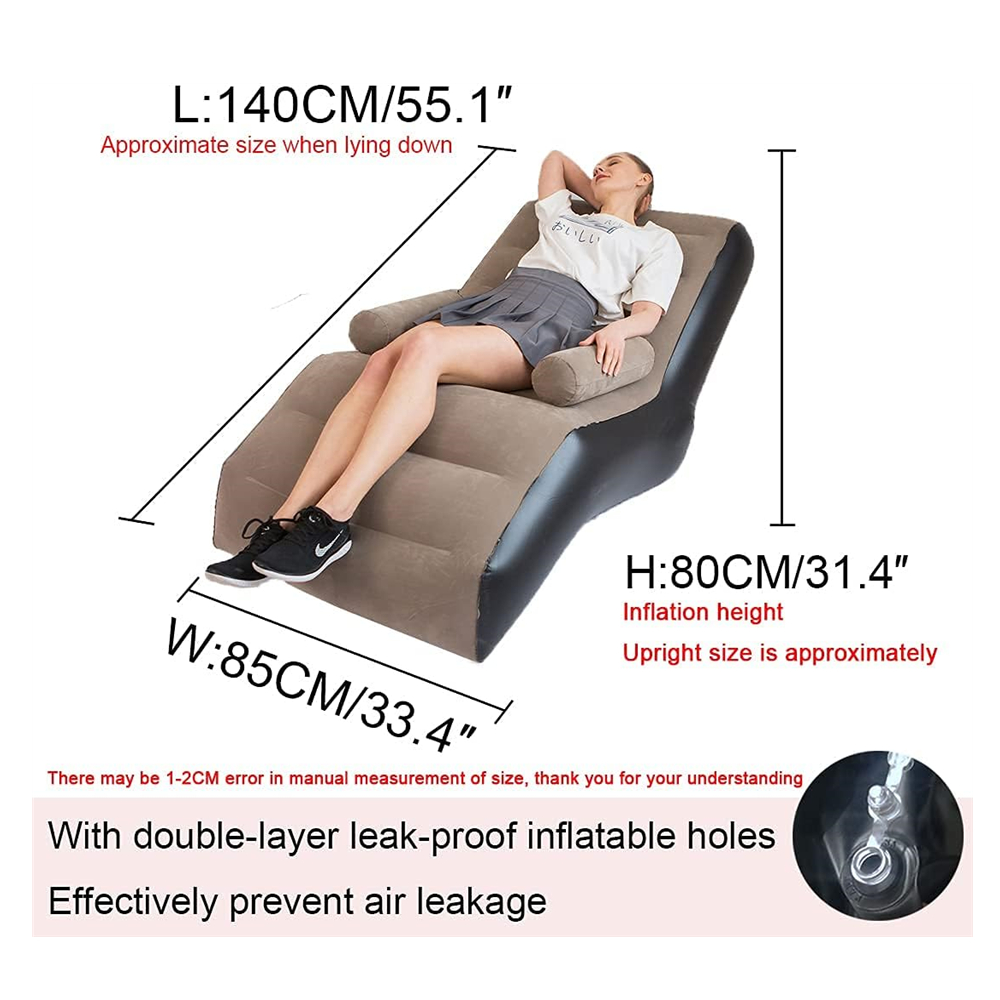 접이식 게으른 소파, 풍선 라운지 의자 두꺼운 내구성  - Outdoor Daybed Furniture 리뷰 및 가격